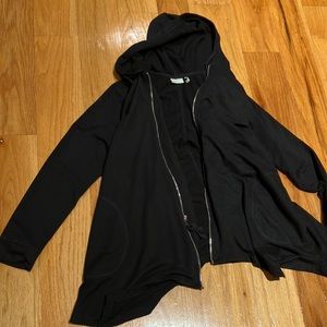 This is a LOGO jacket with hood, zipper and two pockets. Great condition.